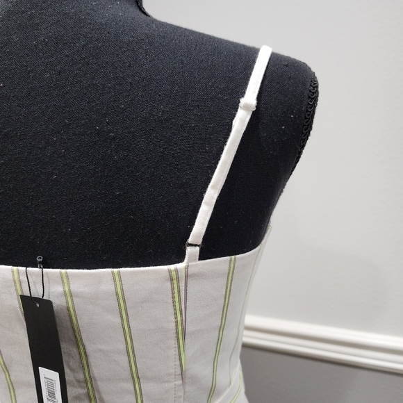 Banana Republic Speghetti Strap Stripped Button Front Adjudtable Strap Dress - Picture 8 of 13